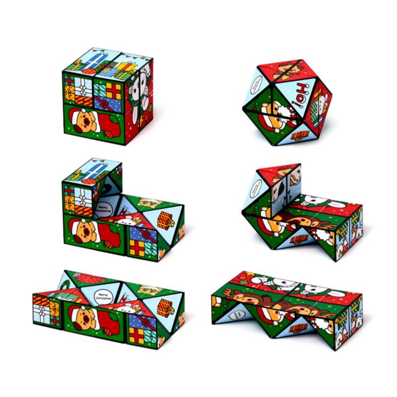 Weihnachten Adoramale Puzzle Würfelspielzeug
