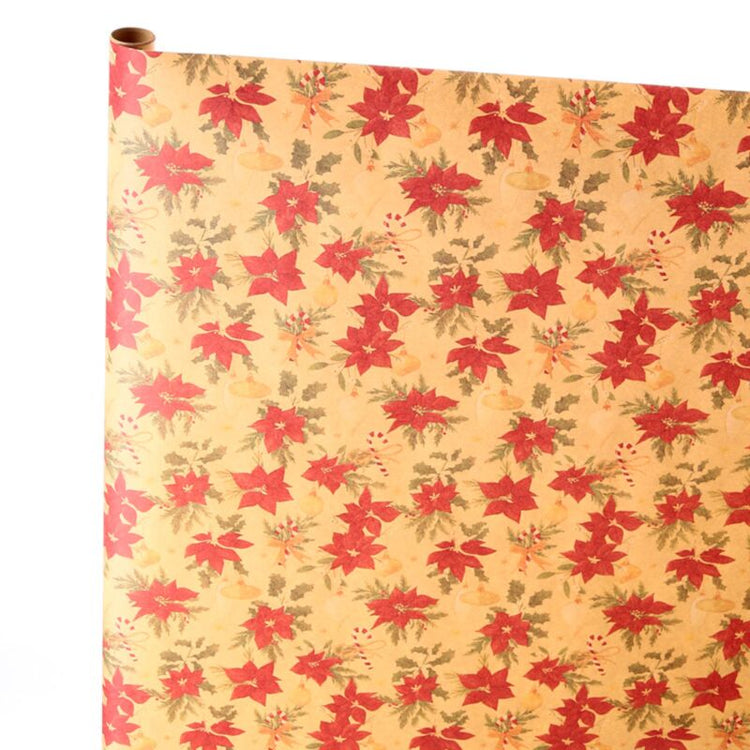 Botanische Weihnachts -3M -Geschenkpapierrolle