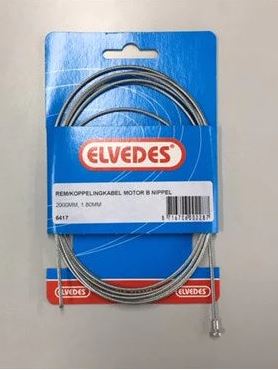 Elvedes Kupplungs-Innenzug 2000mm verzinkt ø1,8mm mit V-Nippel (auf Karte)