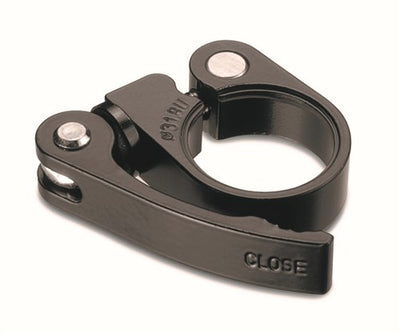 Ursus Sitzstiftklemme 31,8 mm mit Hebel. Schwarz