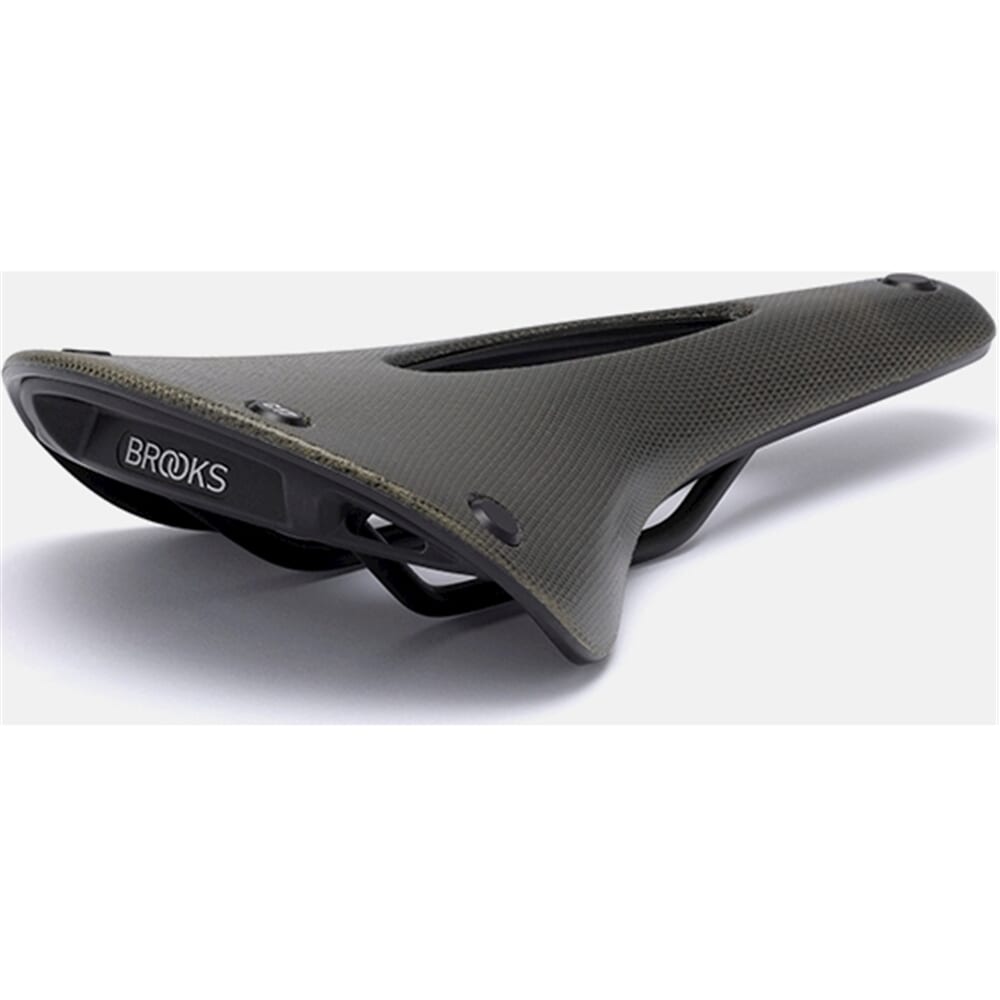 Brooks Sattel C17 geschnitzte Schlammgrün