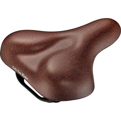 Sattel Selle San Remo Lugano Vakuum-Griff Braun (Karte)