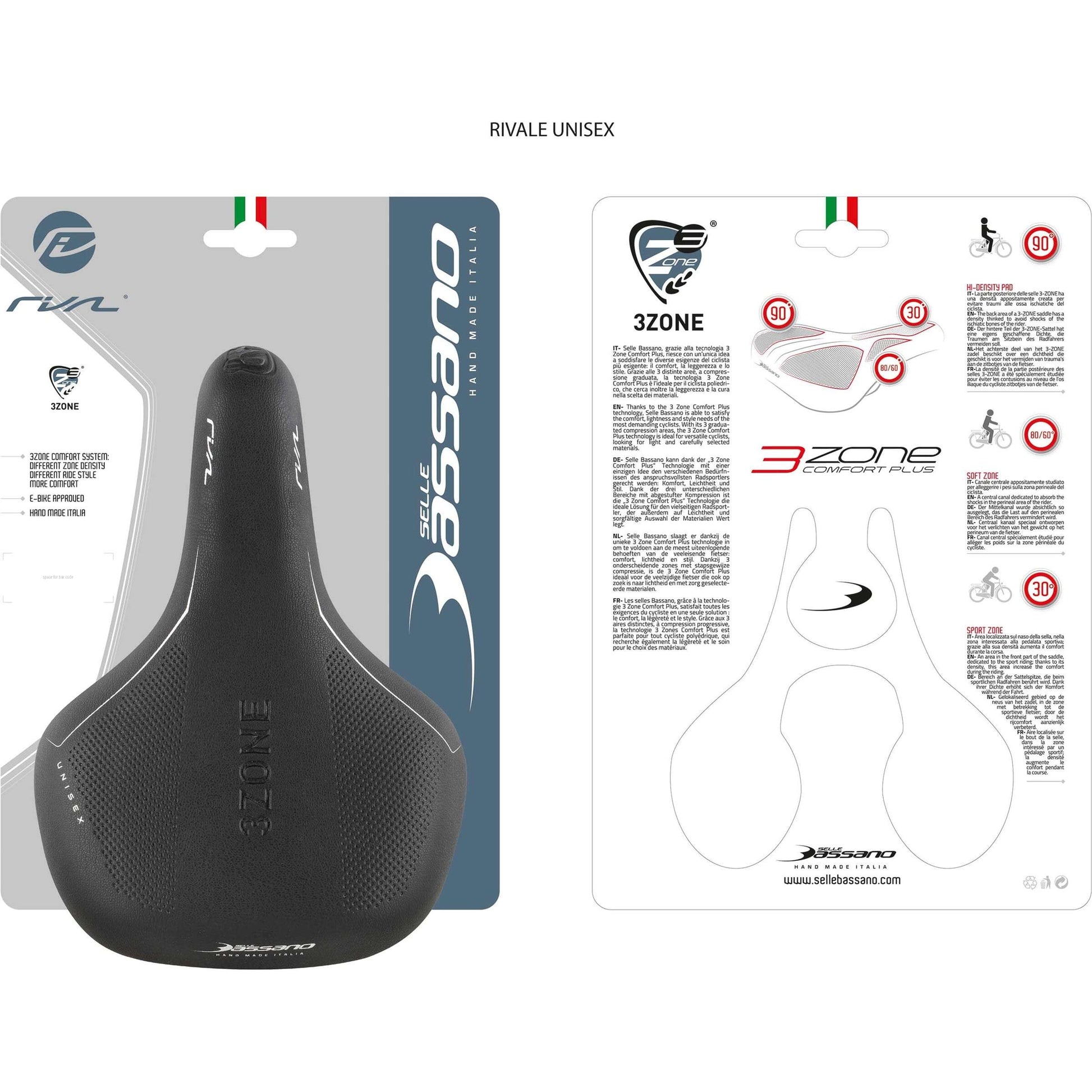 Sattel SB Volare Rivale 3zone Uni Black