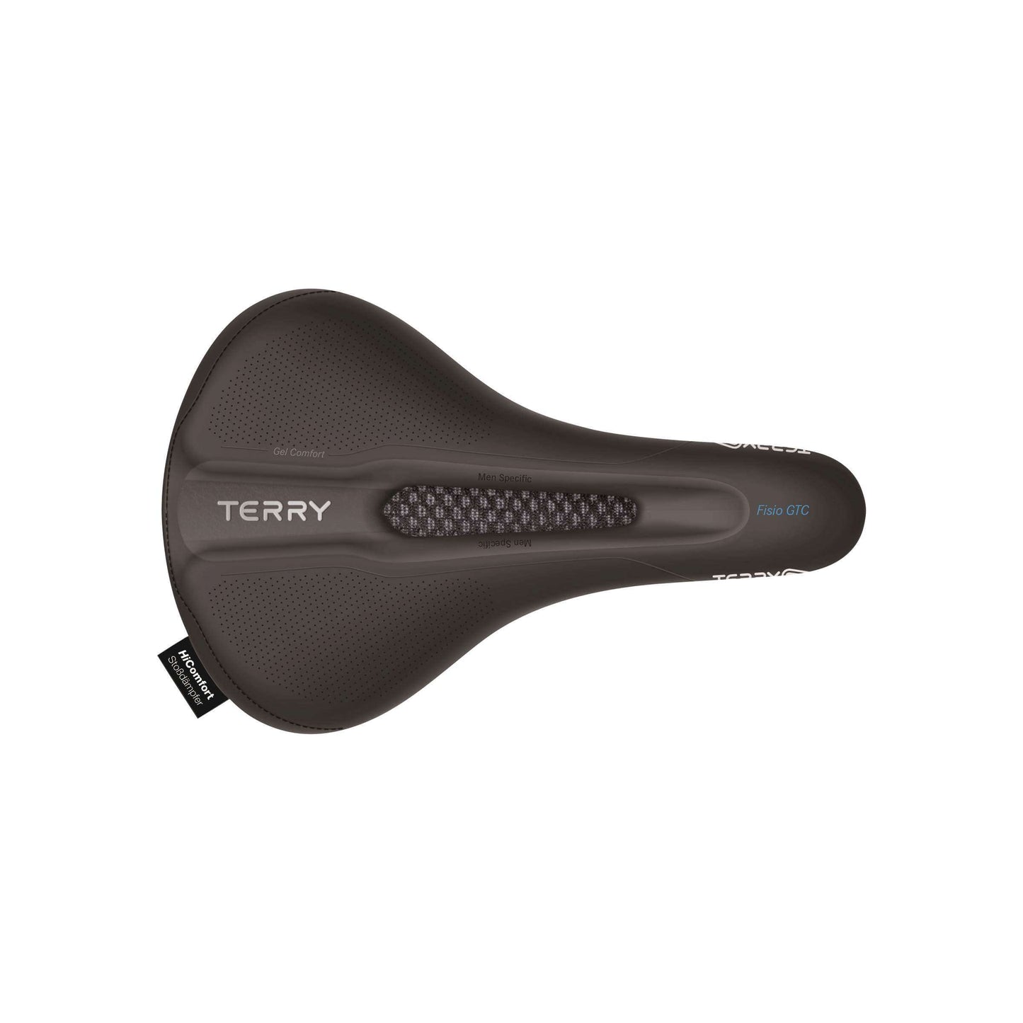 Terry Sattel Fisio GTC Gel Heren Schwarz