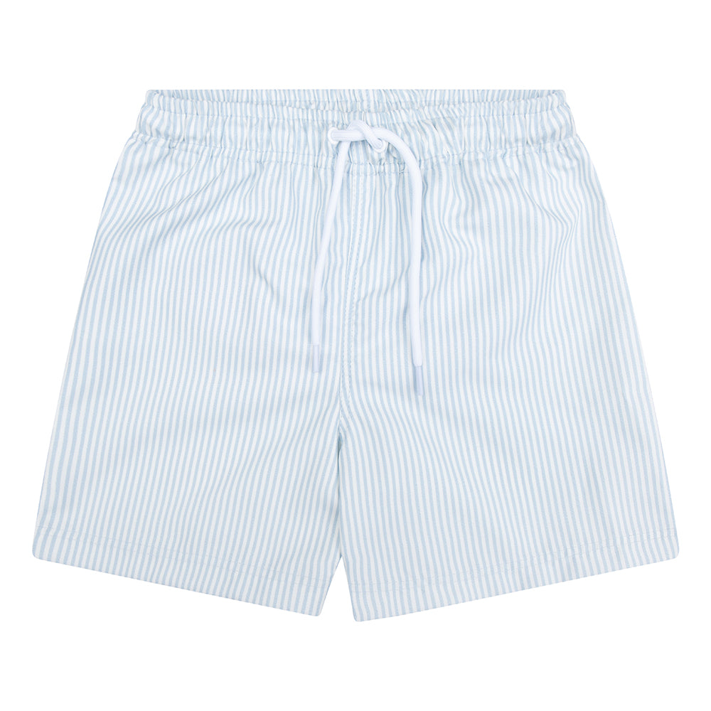 Blaue Streifen blau weiße UV Schwimmstüle Jungen Männer