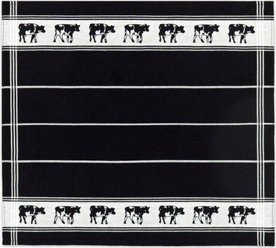 Ddddd Geschirrtuch Kuh schwarz und weiß 60x65cm 6 Stück
