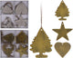 Home Styling Hänge-Deko-Aluminium-Set 4-tlg