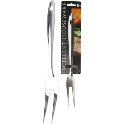 Excellent Houseware Fleischgabel aus Edelstahl, 32 cm
