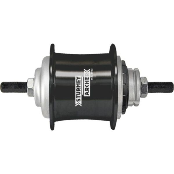 Sturmeyarcher Gear Hub 3 Geschwindigkeit Sturmey Archer S-Rf3 Freewheel 36 Löcher schwarz