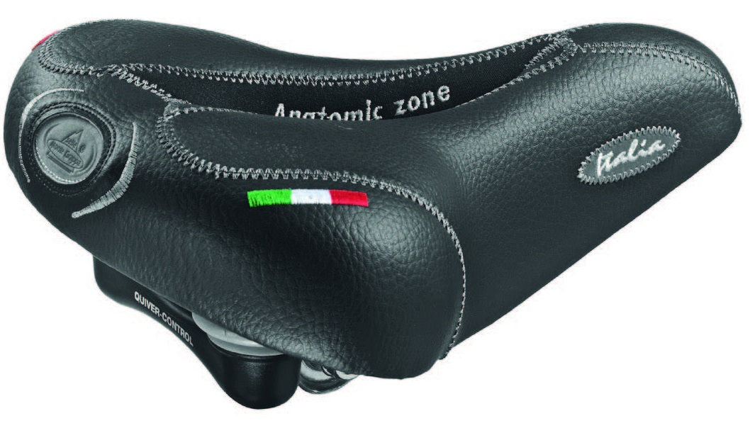 Selle Montegrappa Sattel Venus Elastomer Feder schwarz auf der Karte