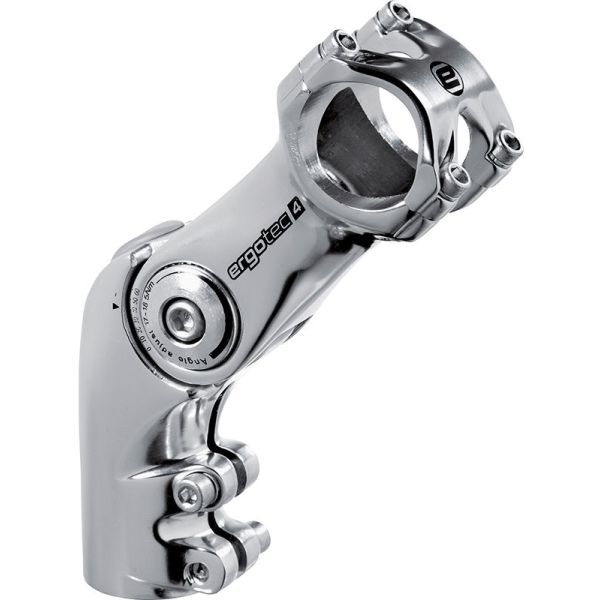 Ergotec Lenkervorbau Octopus ahead 50 verstellbar ø28,6 90 31,8 mm silber