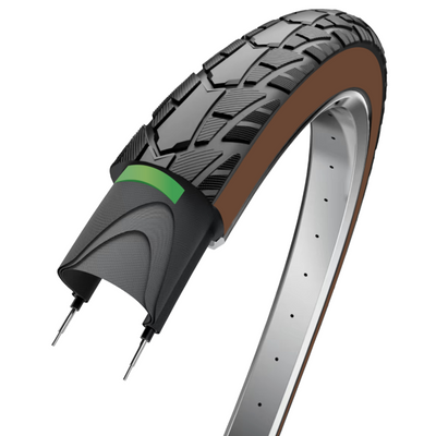 Edge äußere Reifenleistung Protect 28 x 1,75 47-622 - Schwarzbraun