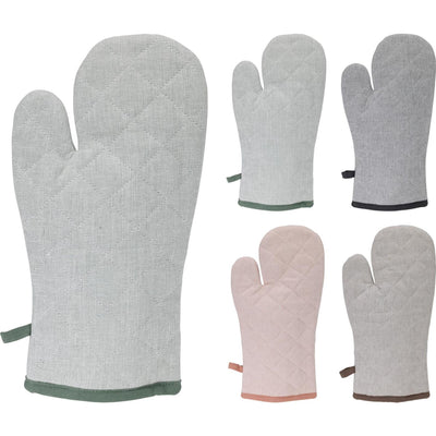 Home Styling Ofenhandschuh 32x16cm 4 sort. Farbe
