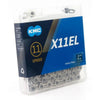 KMC -Fahrradkette X11el Silber 118 Schakels