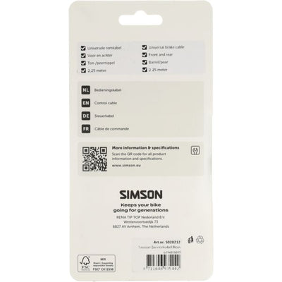 Simson Bremsinnenzug universal