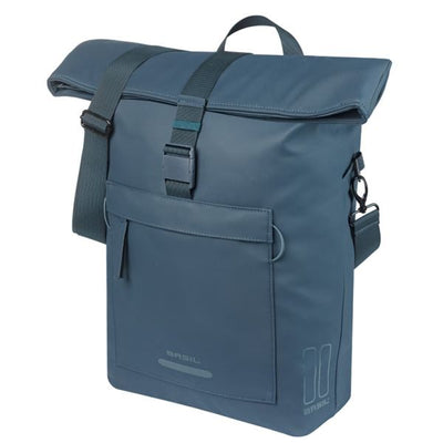 Basil Fahrrad-Umhängetasche Brooklyn Mik 17l 14 x 32 x 40 cm – blau