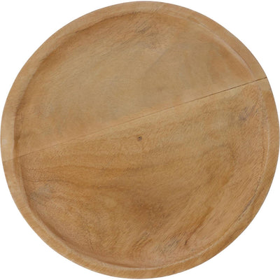 Home-Styling-Grundplatte aus Holz ø28cm natur