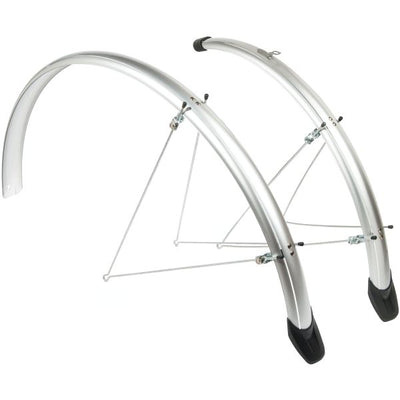 Schutzblechset Eurofender Elegance 28 x 46 mm - silber