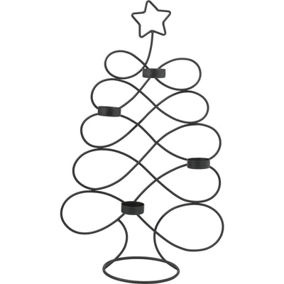 Home Styling Weihnachtsbaum-Teelichthalter 48 cm