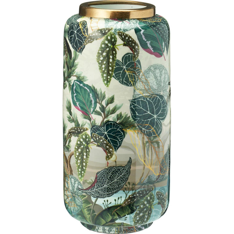 Home-Styling-Vase mit Dschungelmuster, 30 cm