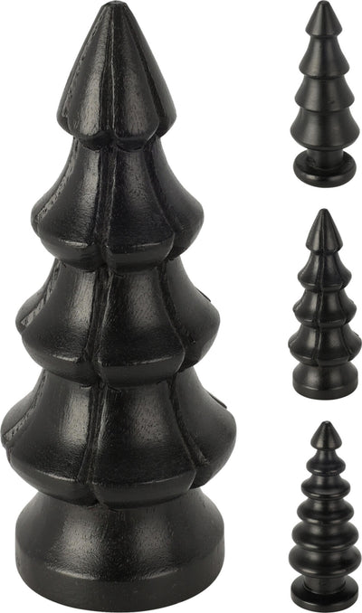 Home Styling Weihnachtsbaum Mangoholz h15cm schwarz