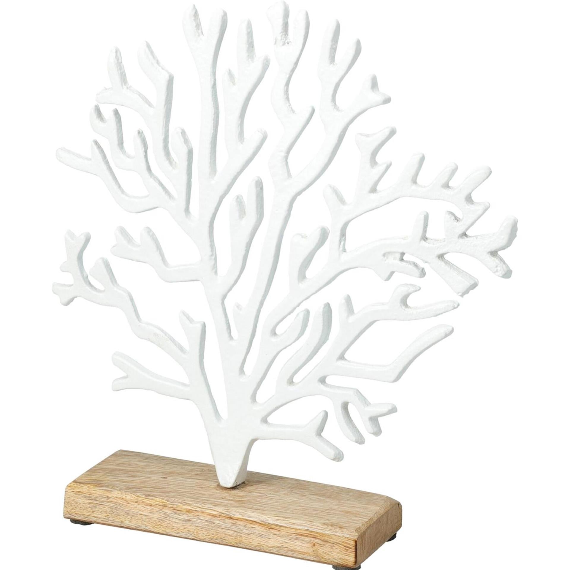 Home-Styling-Korallenmetall auf Sockel 24x6x27cm