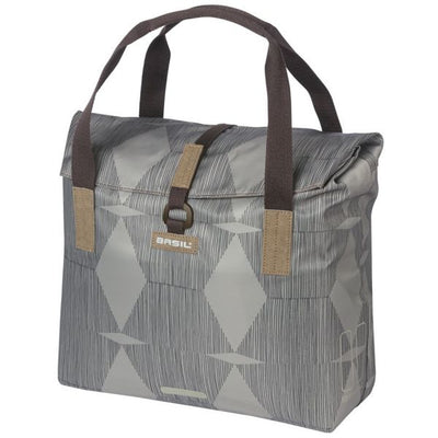 Basilikum Eleganz Fiethopper, grüner Haustier, Wasserstützklappfalt, gepackte Handschultergurte, 20-26L, Taupe