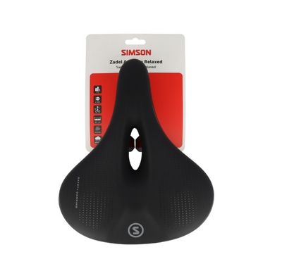Simson Sattel Armonia Relaxed - Schwarz