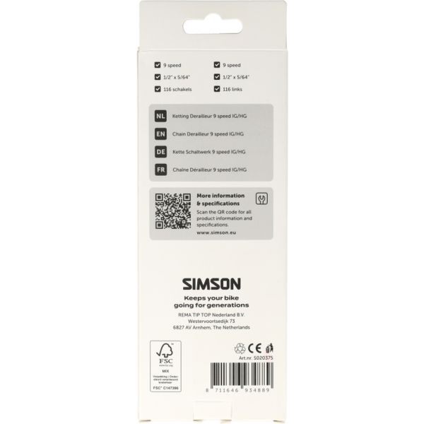 Simson Kettenumwerfer 9v hg