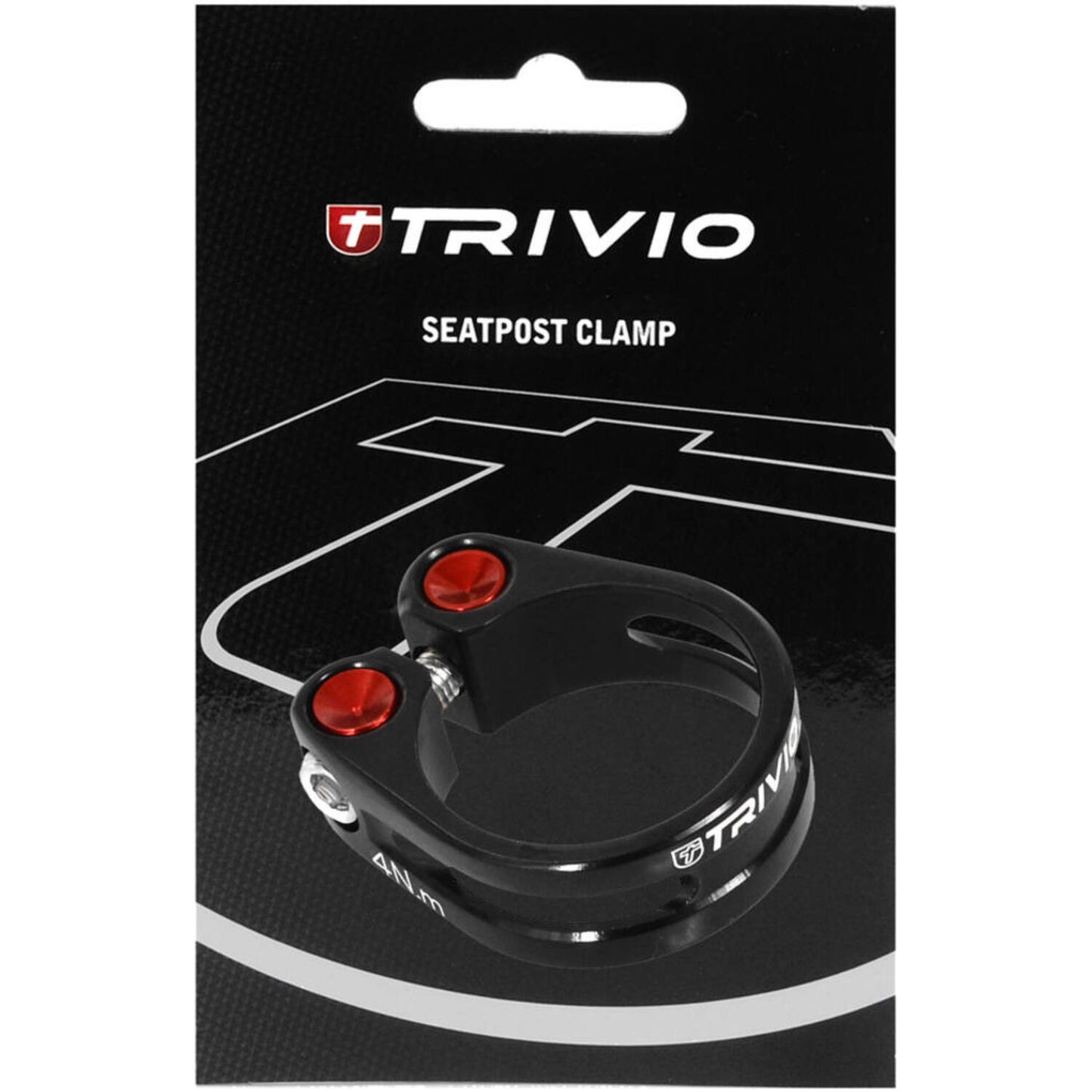 Trivio - Sattelstützenklemme CNC Aluminium schwarz 34,9mm