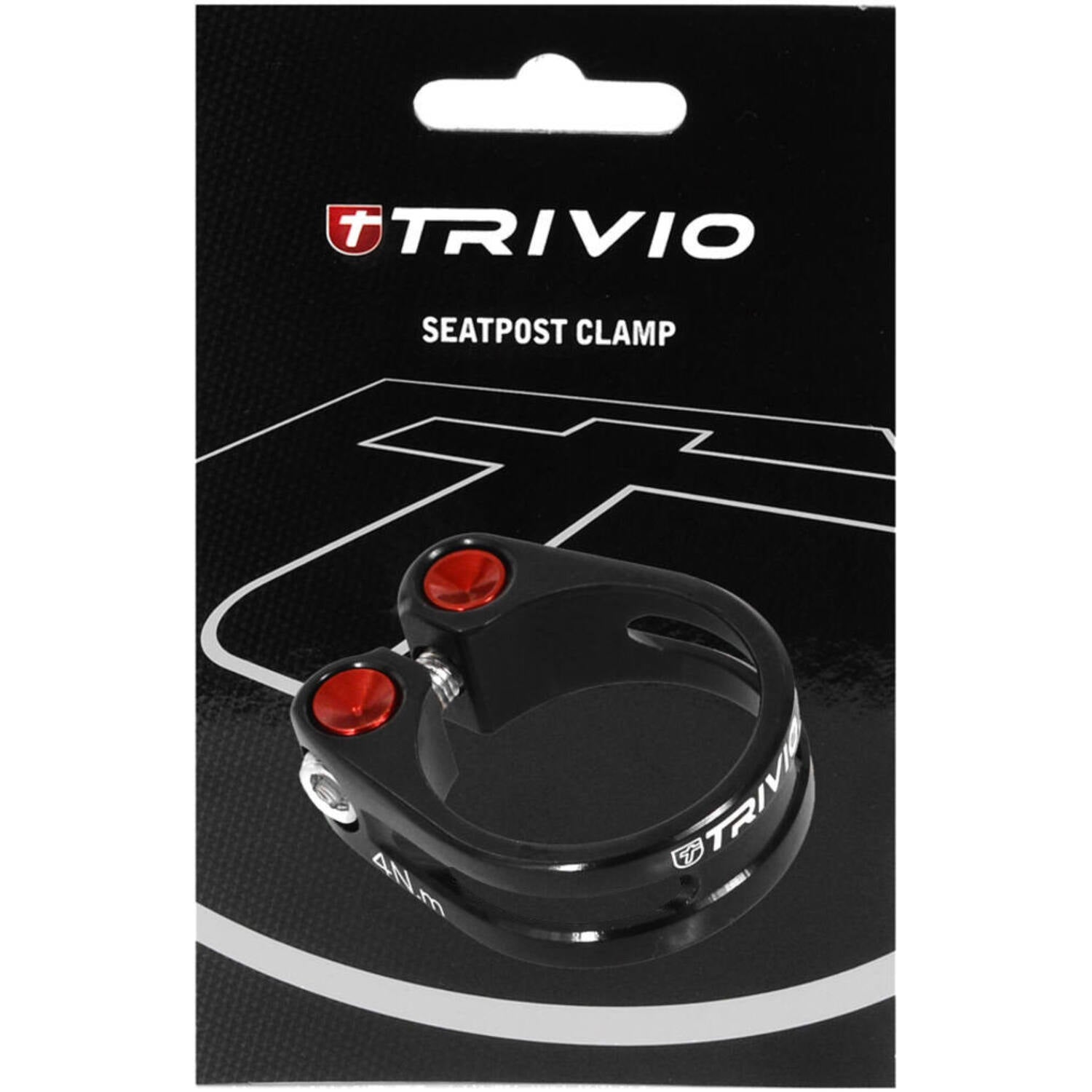 Trivio - Sattelstützenklemme CNC Aluminium schwarz 34,9mm