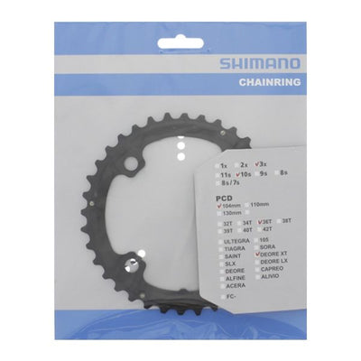 Shimano Kettenblatt Deore LX 10V FC-T761 Y1MP98020 schwarz. 36T