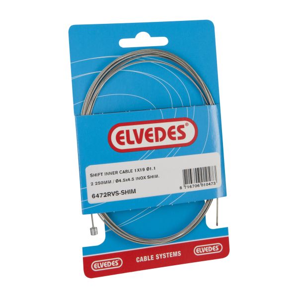 Innenschaltkabel Shimano 2,25 m 1,1 mm 6472 Silber