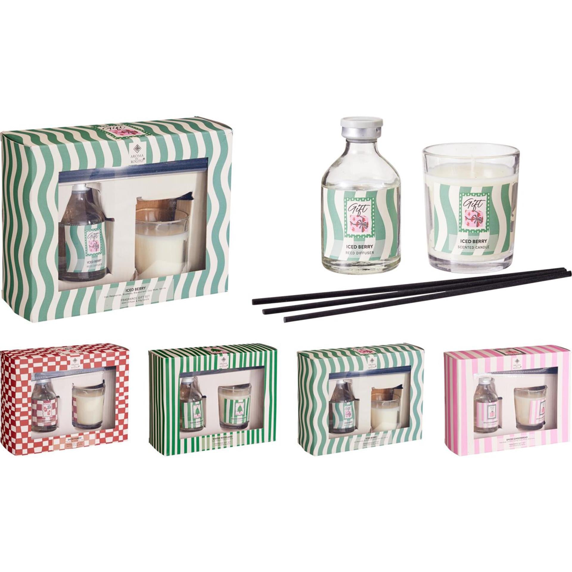 Geschenkset Diffusor und Kerze