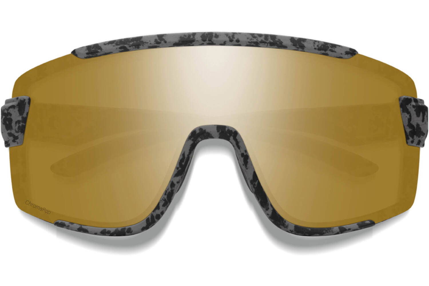 Smith Bril Wildcat Mattgrau Marmor Chromapop polarisierter Bronzespiegel