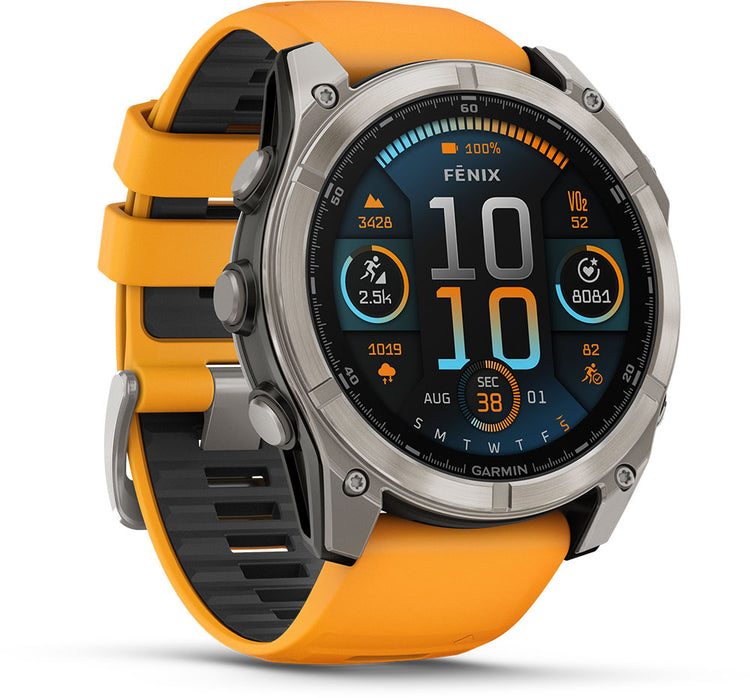 Garmin fēnix® 8 – 51 mm Amoled Sapphire – GPS-Multisport-Smartwatch