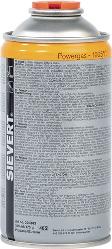 Sievert-Schraubgaskartusche | 175 g 300 ml 1925 Grad Celsius | 1 Stück - 220383 220383