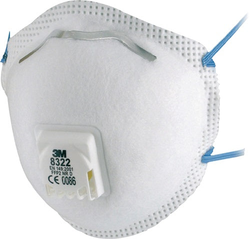 3m Staubmaske | ffp2 v nr d | mit Ausatemventil | 10 Stück - 7100010817 7100010817