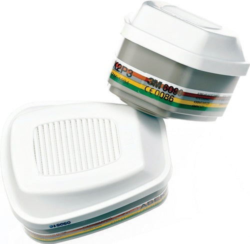 Hg 3m Gas- und Kombinationsfilter | a2 b2 e2 k2 p3r + Formaldehyd | en 14387:2004 + a1:2008 | v. Serie 6000 | 4 Stück - 7100104327 7100104327
