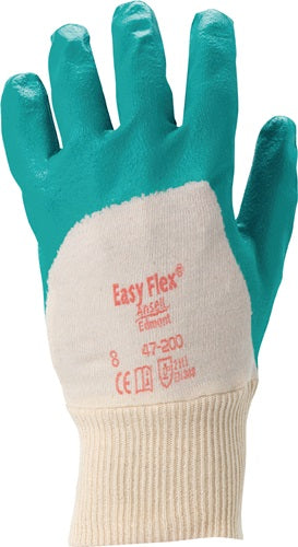 Ansell-Handschuh | Größe 9 grün | Interlock-Baumwolle m.Nitril | und 388 PSA Kategorie II | 12 Paare – 47-200-9 47-200-9