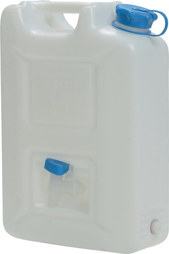 Hunersdorff Wasserkanister | 22 l HD-PE stapelbar, mit Auslaufhahn | H495xB350xT165mm | 1 Stück - 816700 816700