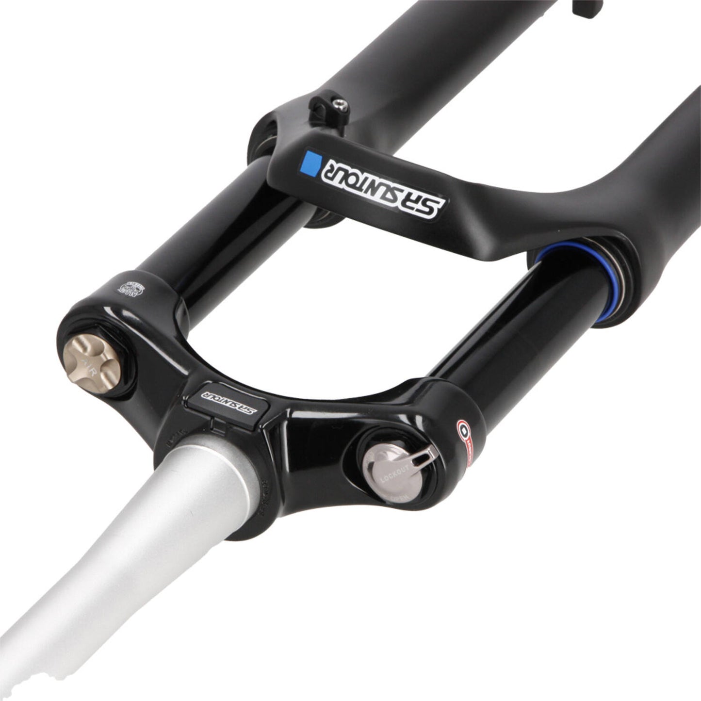 Srsuntour suntour vork mobie45 lor ds luft 700c 100mm verjüngter 15 mm schwarz