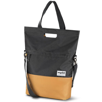 Urban Proof 20L Fahrradtasche - grau-gelb - unisex - wasserdicht - recyceltes PET-Material