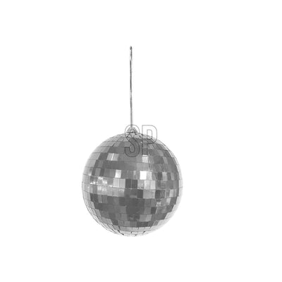 Home Styling Weihnachtskugel Spiegelkugel 15cm Silber