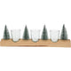 Home-Styling-Teelichthalter-Set mit Bäumen