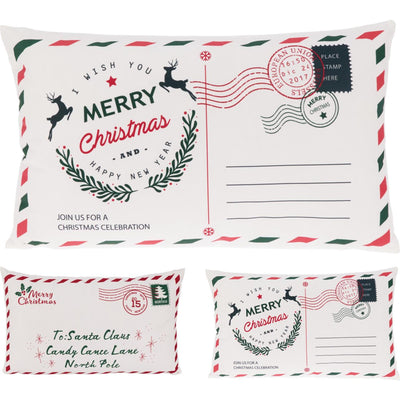 Home Styling Kissen Weihnachtsumschlag 50x30cm