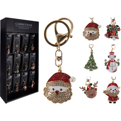 Schlüsselanhänger Weihnachtsfigur 6sort