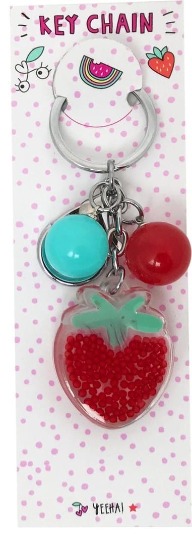 Van der Doelen Sommer Spaß Keychain Erdbeere
