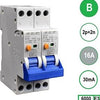 Erdschluss - Herd automatisch 2 x 16a b Wagen 30ma 2p sep - 4518097