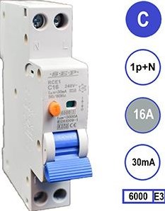 Fehlerstromschutzschalter 16a c kar 30ma 2p sep - 4518092